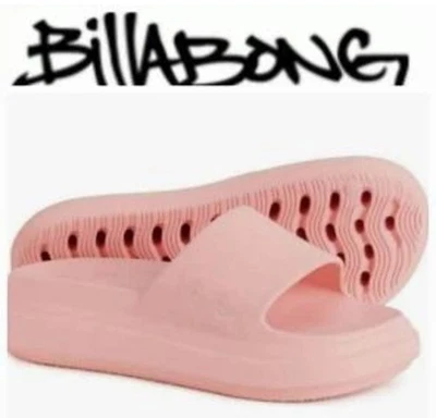 Sandalias de plataforma Billabong Cloud Eva Recovery Slide rosa talla 8 nuevas con etiquetas Foto 1 de 4