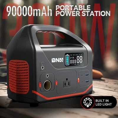 300W 333Wh Portable Power Station Backup Solar Generator RV Camping Home Travel - Image 1 of 4