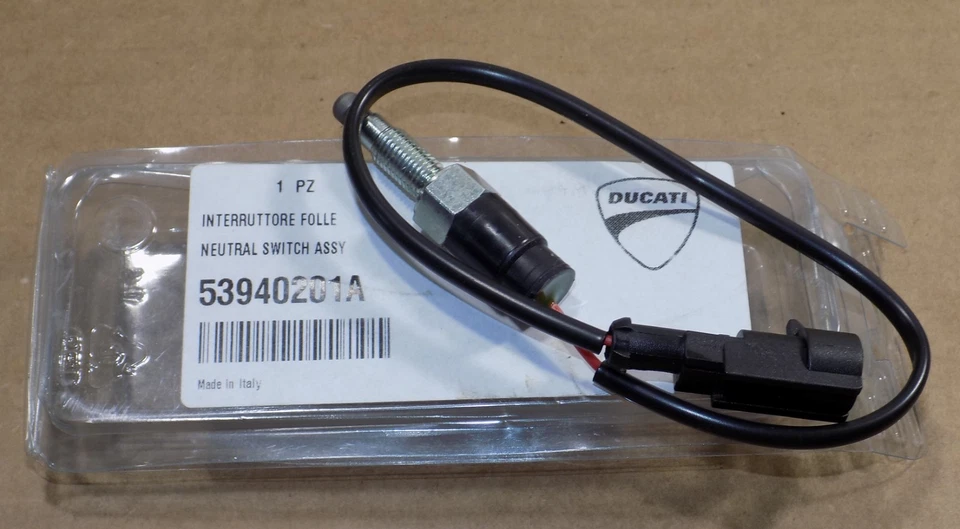 Interruptor de luz neutra Ducati 916 888 851 748 900SS Monster 900 EARLY OE 53940201A Foto 1 de 2