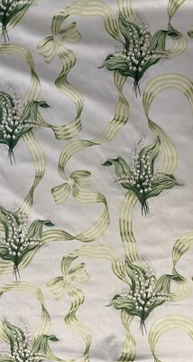 Cinta Duralee Provenza y tela Lillium Lilly of Valley azul claro verde 86x56 Foto 1 de 4