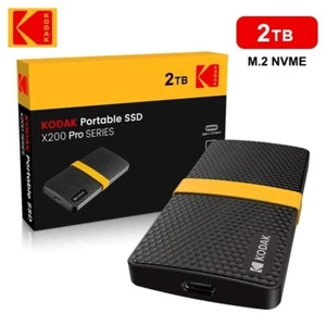 Kodak Portable SSD Type-C USB3.1 Mobile External Solid State Drive PSSD 256GB - Picture 1 of 6