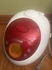Used Cuckoo CR-0351F Electric Heating Rice Cooker Red 