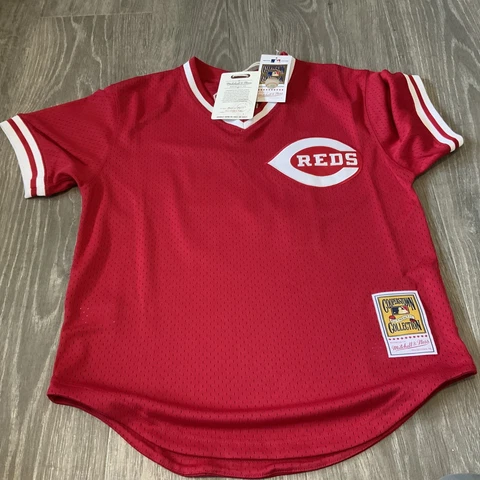 Mitchell & Ness Pete Rose #14 Cincinnati Reds Jersey Men’s SIze: XL 48 NWT Cover