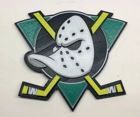 Anaheim Mighty Ducks 3D Hockey Logo - Emblem, Ornament or Magnet !! Cover