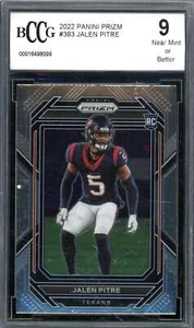 Jalen Pitre Rookie Card 2022 Prizm #383 BGS BCCG 9 - Picture 1 of 2