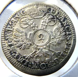 SELTEN 1754 DEUTSCHE STAATEN REGENSBURG SILBER 2 KREUZER (KM# 365) 56000 geprägt - Bild 1 von 4