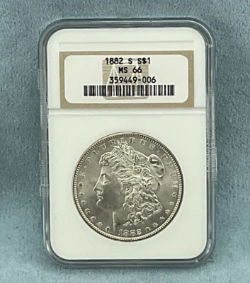 1882-S Morgan Silver Dollar MS 66 - NGC - Image 1 of 4