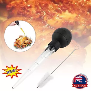 Turkey Baster Chicken Baster BBQ Oil Pipe Fresh Food Syringe Suck Pump AT - Picture 1 of 21