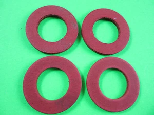 (4) #12 Fiber Fibre Washer for Hobart Meat Grinder  4812 4212 4412 8412 4612 etc - Picture 1 of 3