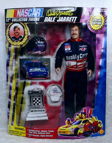 Dale Jarret, Nascar, Special Edition, 12" Collector Figure, #55042, 1997 Cover