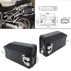 Left Right Rear Seat Tool Box ABS Plastic For BMW R1200 R1250GS Benelli TRK502 - Picture 1 of 18