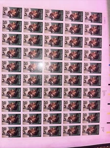US Stamp - 1989 Baseball Lou Gehrig - 50 Stamp Sheet - Scott #2417 - Picture 1 of 1