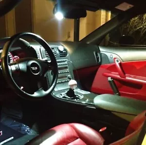 Corvette 2005-2013 c6 interior (espejo retrovisor o pozo para el pie) luces LED blancas - Imagen 1 de 2