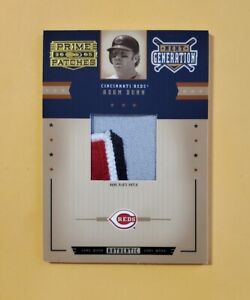2005 Prime Patches Name Plate /29 Adam Dunn #NG-4 SSP Next Generation Patch Jsy