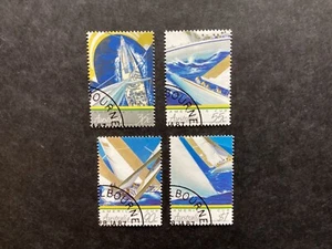 AUSTRALIEN 1987 Americas Cup Yachting Championship Set VFU/CTO (C267) - Bild 1 von 2