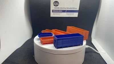 Baustellencontainer, Modellbahn, TT, H0, Modellbau - Bild 1 von 4