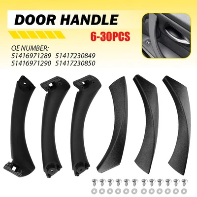 1-5CONJUNTO para BMW 328i E90 diestro panel exterior del coche manija interior moldura cubierta de tracción EE. UU. Foto 1 de 4