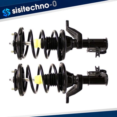 Puntal delantero izquierdo y derecho con muelle helicoidal para Honda Civic 1,3 L 2003 2004 2005 Foto 1 de 4