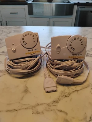 2 Biddeford TC11BA Electric Blanket Controller Cord AUTO OFF 4 Prong 120v AC - Image 1 of 4