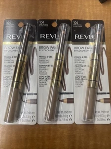 Revlon ColorStay Brow Fantasy Eyebrow 2-in-1 Gel & Pencil, #104 - Dark Blonde 3 - Picture 1 of 5