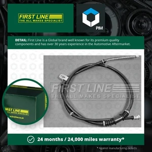 Cable de freno de mano compatible con freno de mano trasero izquierdo PROTON PERSONA 2.0D 96 a 97 4D68 nuevo - Imagen 1 de 3