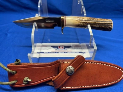 RANDALL STAG # 8 -4" KNIFE W/ SHEATH  ORLANDO FLA. - Image 1 of 4