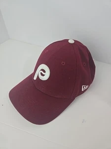NEW ERA PHILADELPHIA PHILLIES 9FORTY THROWBACK MAROON ADJUSTABLE HAT CAP NEW! - Picture 1 of 7