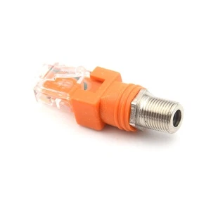 Compact RF Female To RJ 45 Male Coaxial Adapter FRJ45 Connector Converter - Picture 1 of 9