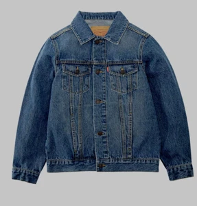 NWT LEVI’S BOYS YOUTH SIZE MEDIUM 10-12 YEARS ~ DENIM TRUCKER JACKET MSRP $46.00 - Picture 1 of 11