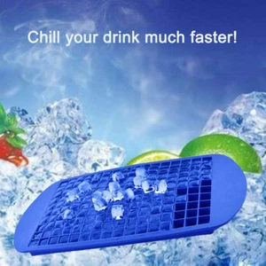 Silicone Mini Ice Cube Trays 2 Pack, 160 Small Ice Cube Molds Easy Release Cr... - Picture 1 of 7