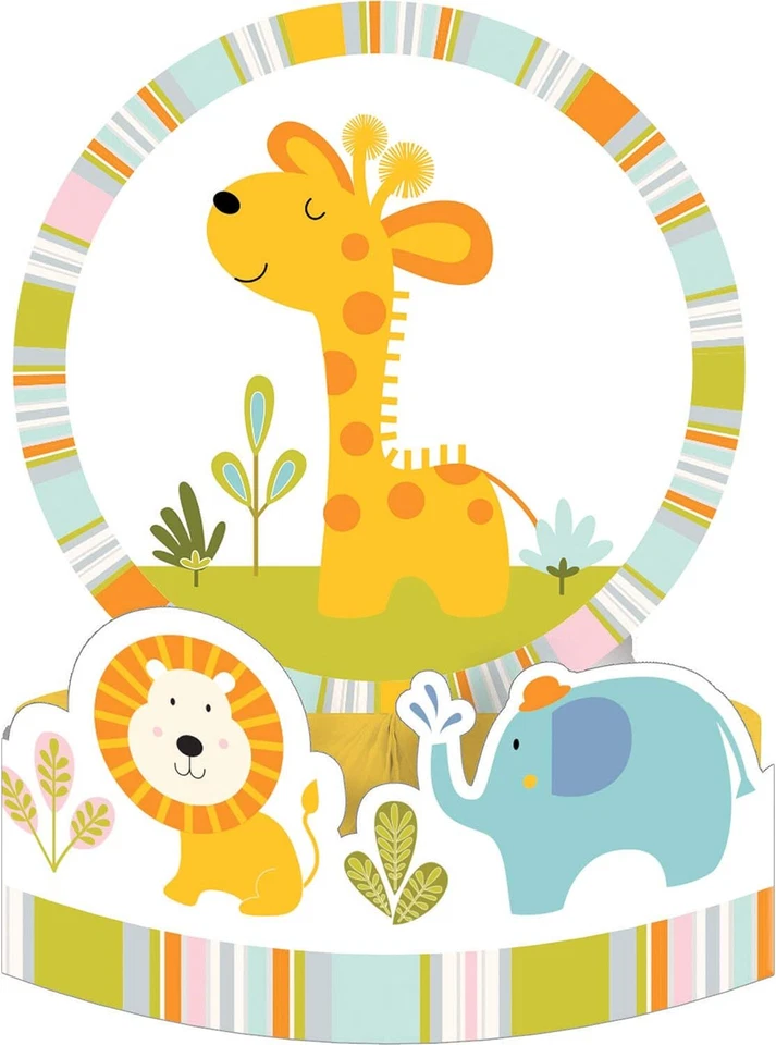 Happi Jungle Safari Animals Cute Baby Shower Party Decoration Centerpiece - Image 1 of 1
