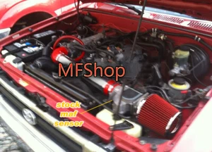 RED For 1989-1994 Toyota 4Runner Pickup 2.4L L4 Air Intake Kit + Filter - Picture 1 of 1