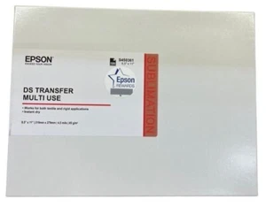 EPSON DS Transfer Multi use Sublimation Paper 8.5x11 100 sheets pack - Picture 1 of 1