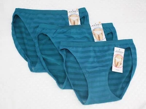Neu 3er Set JOCKEY MATT & GLÄNZEND BIKINI Höschen 1305 TÜRKIS 7/LARGE - Bild 1 von 4