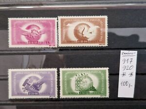 Briefmarken Rumänien Mi.Nr. 917-920. Postfrisch.