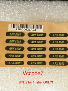 Motorola APX8000 Lautsprecher Gitter Etikett LB000623A03 nur 1 Etikett - Bild 1 von 1