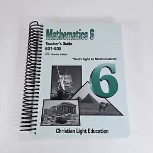 Christian Light Mathematics 6 Teacher’s Guide 601 - 605 - Picture 1 of 7