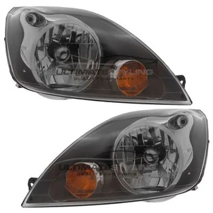 Headlights Ford Fiesta Mk6 ST 2005-2009 Grey Inner Headlamps Pair Left & Right - Picture 1 of 24