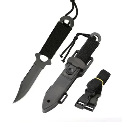 Scuba Diving Hunting Camping Fishing Stainless Steel Dive Knife Snorkeling Spear - image 1 of 4