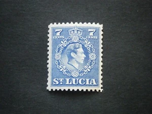 St Lucia KGVI 1949 7c ultramarine SG152 LMM - Picture 1 of 2