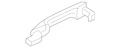 Honda 72181-TR0-A11ZH Driver Side Urban Titanium Metallic Door Handle - Image 1 of 2