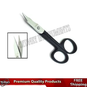 Manicure Pedicure Cuticle Scissor Art Craft Curved Scissor Baby Nail Trimmer - Picture 1 of 4