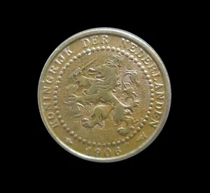 NETHERLANDS CENT 1906 KM 132.1 #3668# - Picture 1 of 2