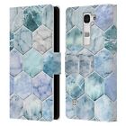 Micklyn Le Feuvre Marble Patterns Leather Book Wallet Case Cover For Lg Phones 2