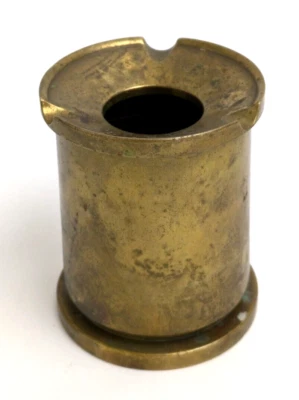 Vintage WW2 US Navy 40MM MK 2 Shell Bullet Trench Art Ashtray Paperweight 1944 - Image 1 of 4