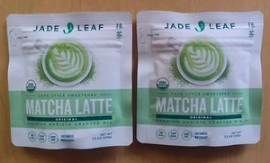 NEW (2) Jade Leaf MATCHA LATTE Organic Cafe Mix 3.5 Oz - Picture 1 of 3