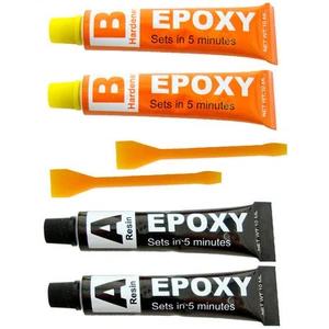 Epoxy Resin Glue Adhesive Kit - 2 Pack Repair Metal Ceramic Rubber Glass UK SALE - Picture 1 of 1