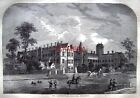 Antique 1876 'Old London' Engraved Print - 'The Consumption Hospital, Brompton'