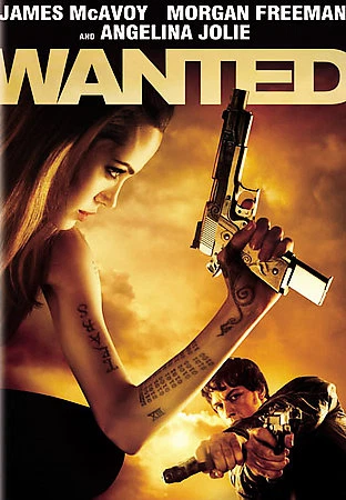 Wanted (DVD, 2008, Widescreen) Angelina Jolie & Morgan Freeman Foto 1 de 1