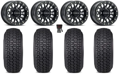 Raceline Podium Bdlk 15" Wheels Bk 30" Regulator 2 Tires Polaris Sportsman / - Image 1 of 4